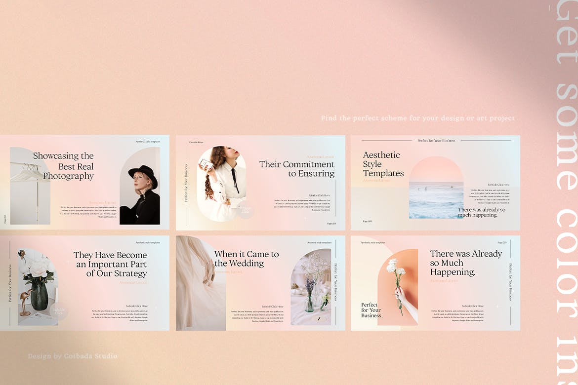 时尚优雅的PPT演示模板(PPTX)