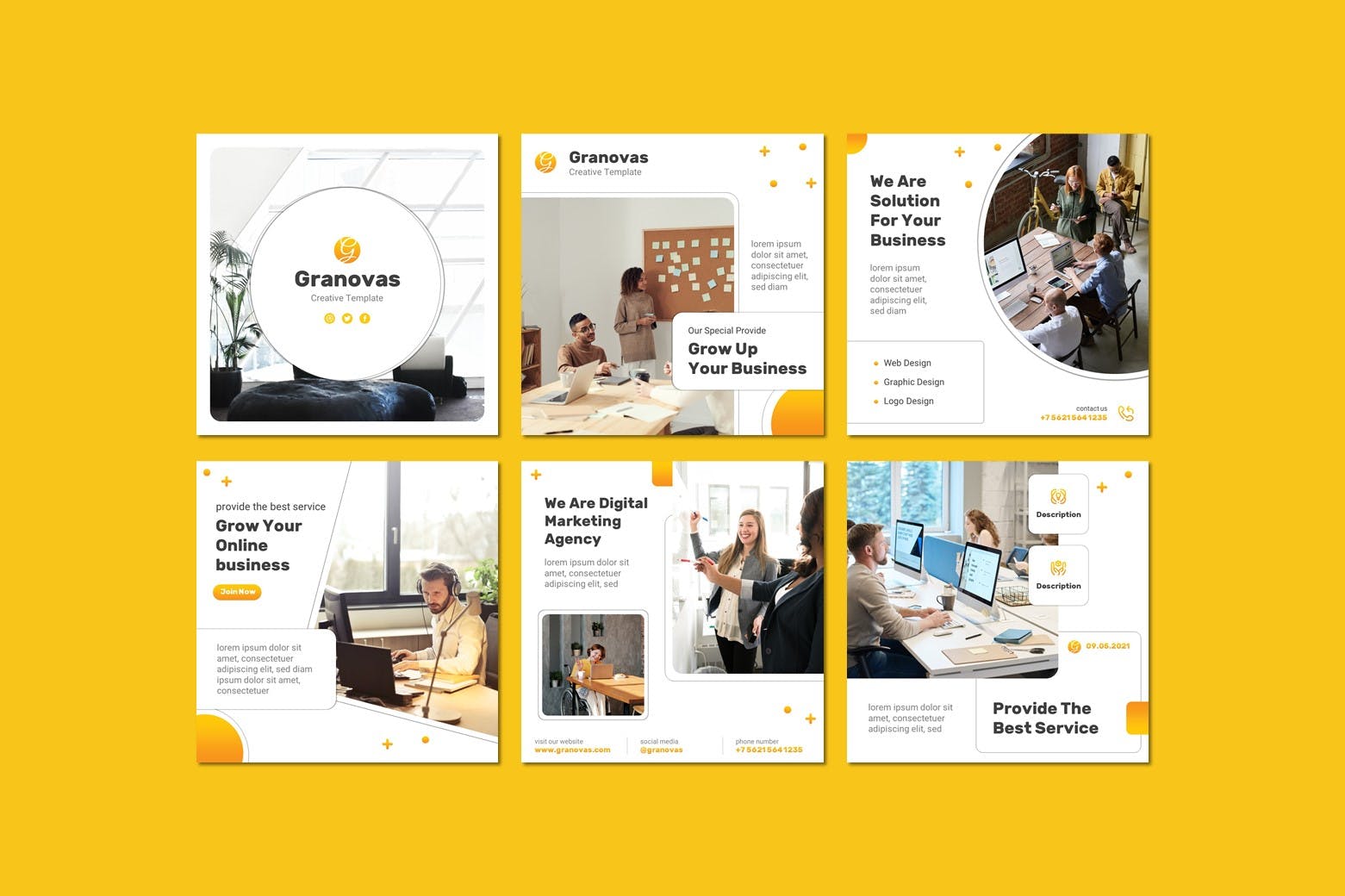 Granovas – 创意精美PPT媒体模板(PPTX)