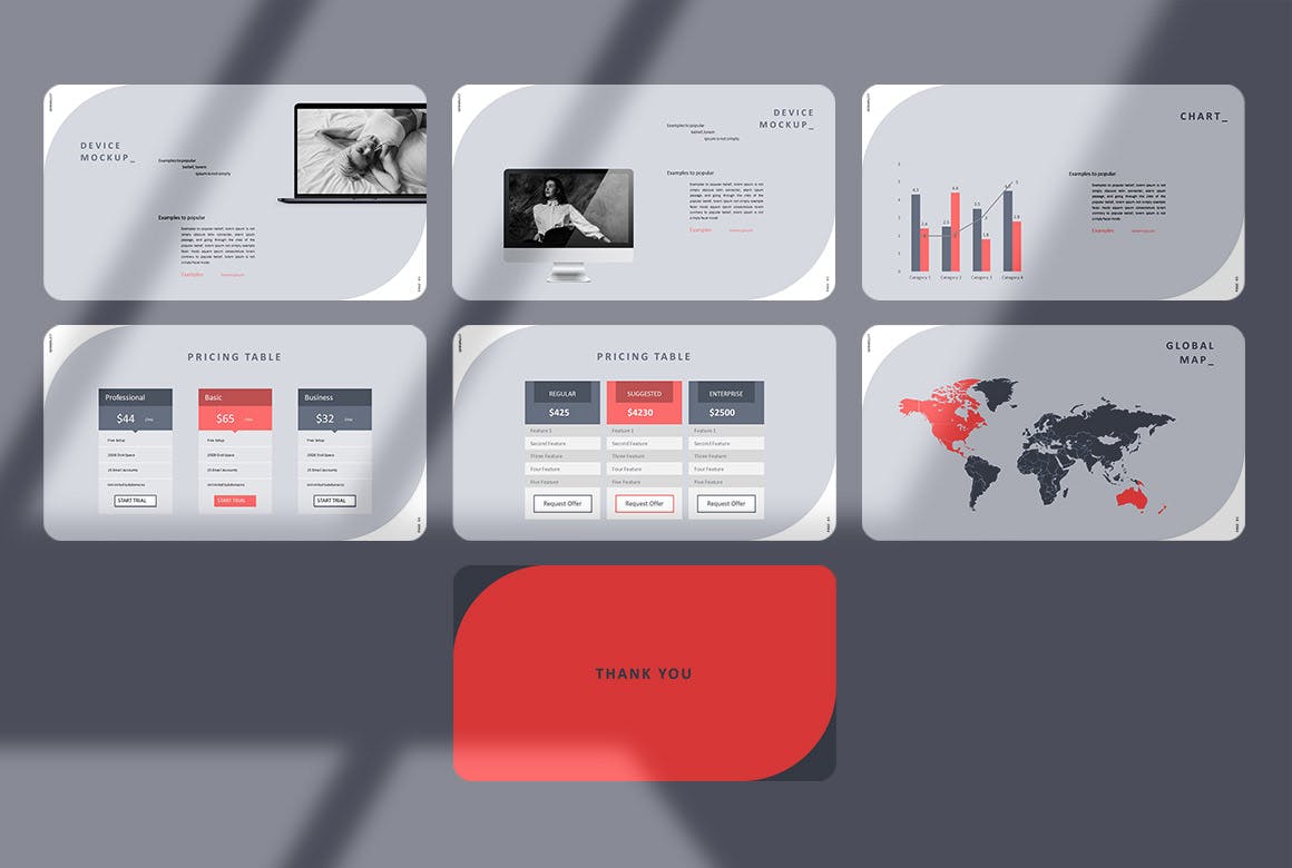 极简主义演示模板PPT模板 (PPTX)