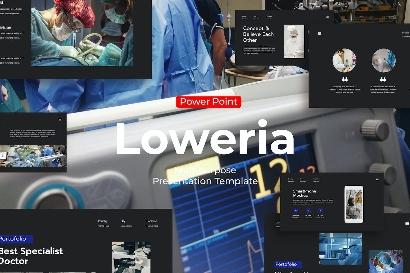 创业项目多用途的PPT模板