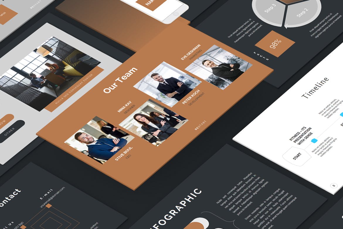 Restart – 商业机构ppt模板(PPT,PPTX)