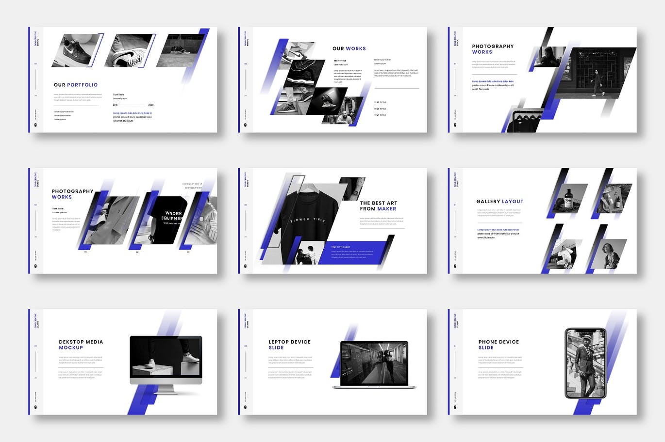 Hurios – 时尚服饰品牌PPT演示模板(PPTX)