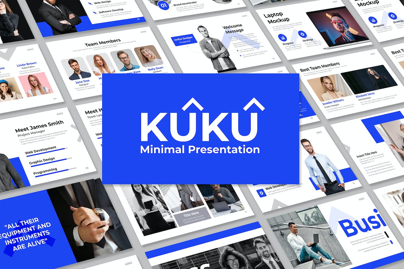 极简主义产品服务介绍PPT模版