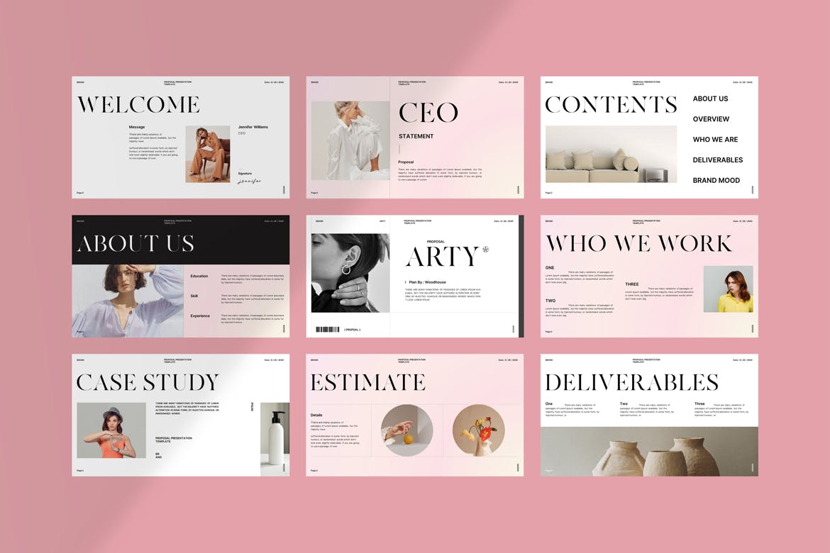 艺术方案介绍PPT模板 (PPTX)