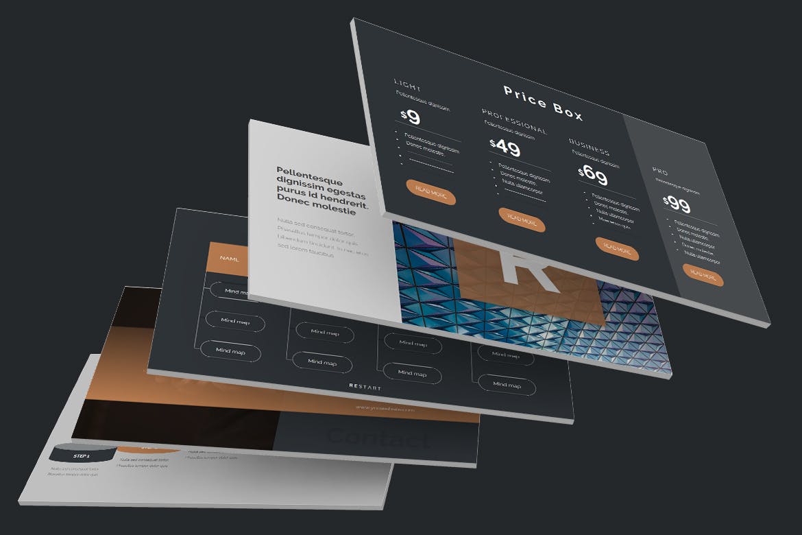 Restart – 商业机构ppt模板(PPT,PPTX)