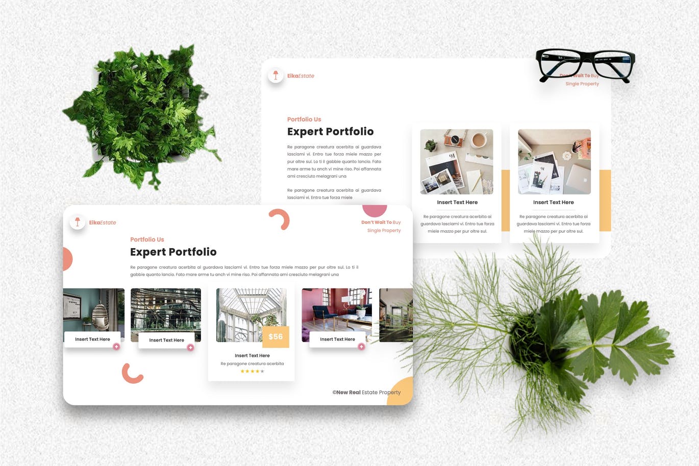 Eika – 现代房地产ppt模板 (PPTX)