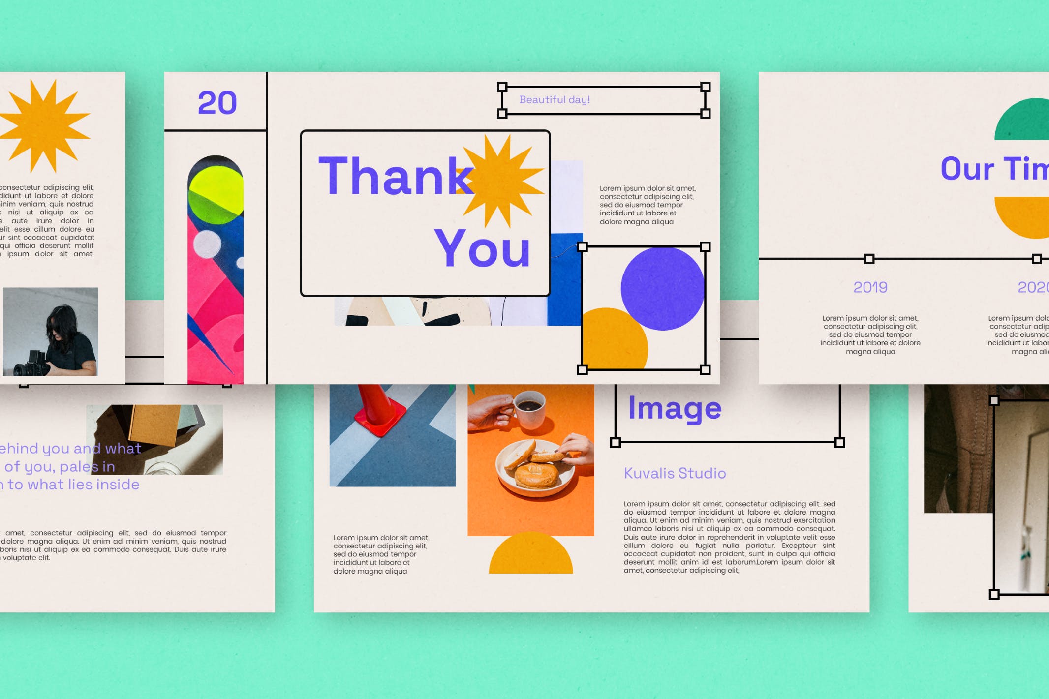 多彩有趣精美PPT模板 (PPTX,PPT)