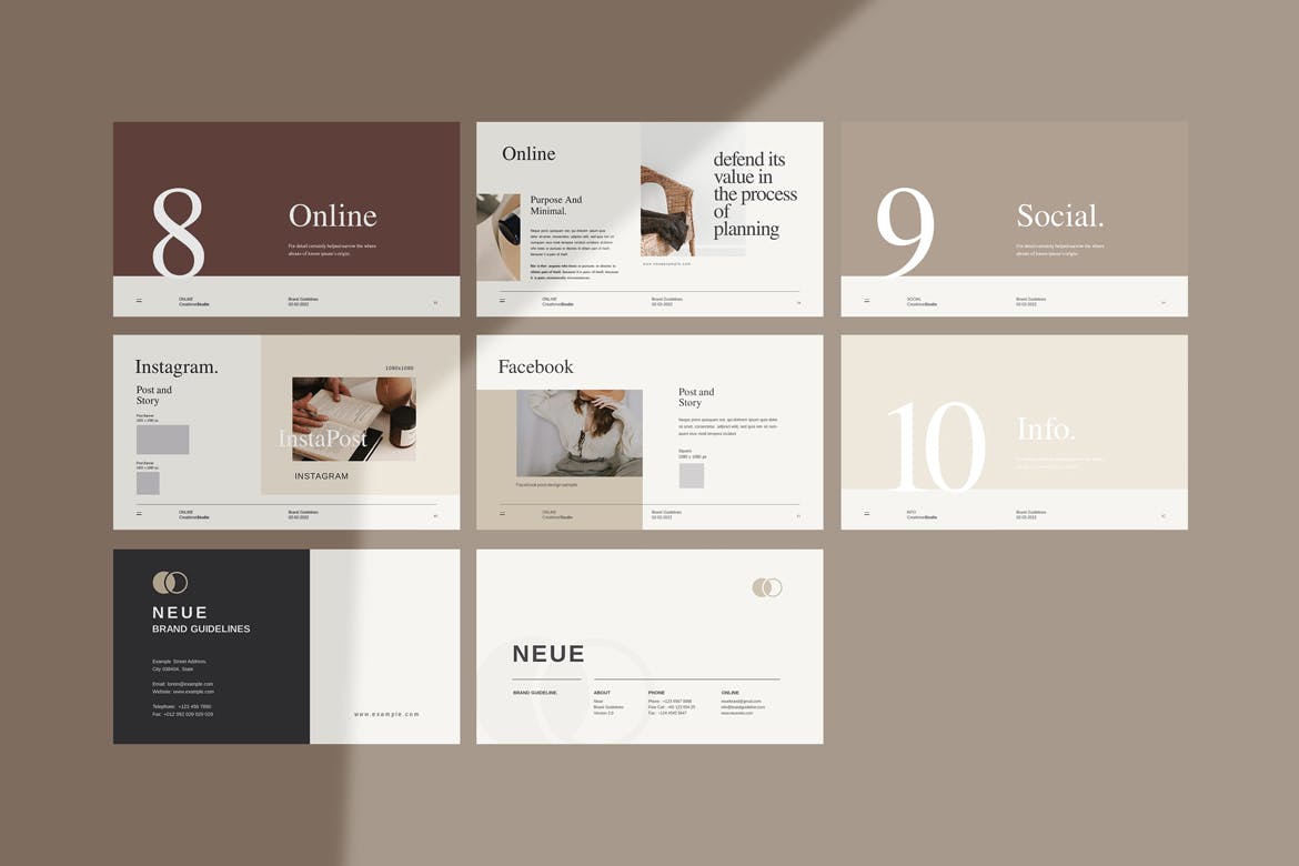 品牌指南PPT模版 (PPTX)