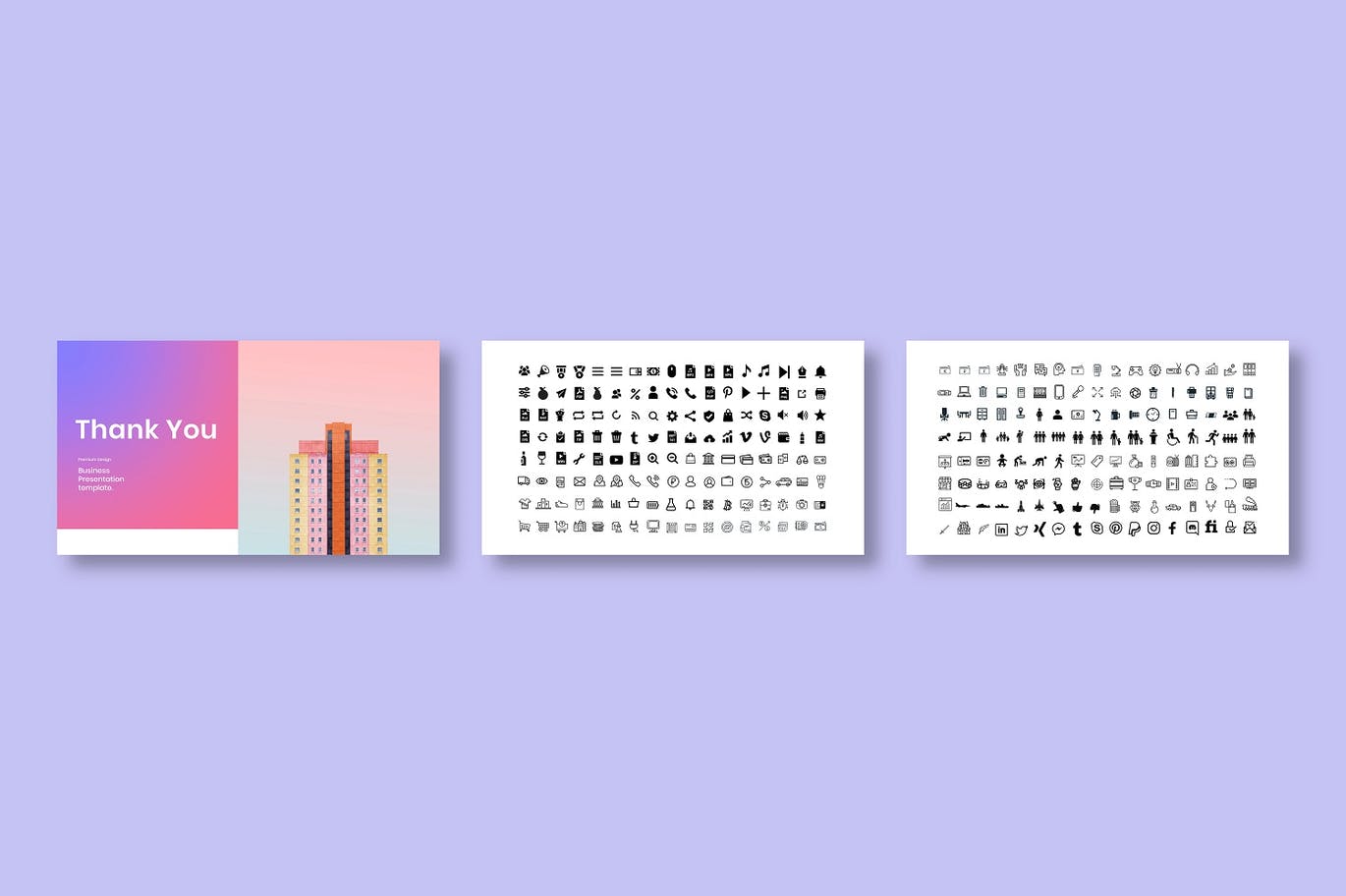 高端时尚清新简约多用途的商业商务PPT演示模板（pptx）