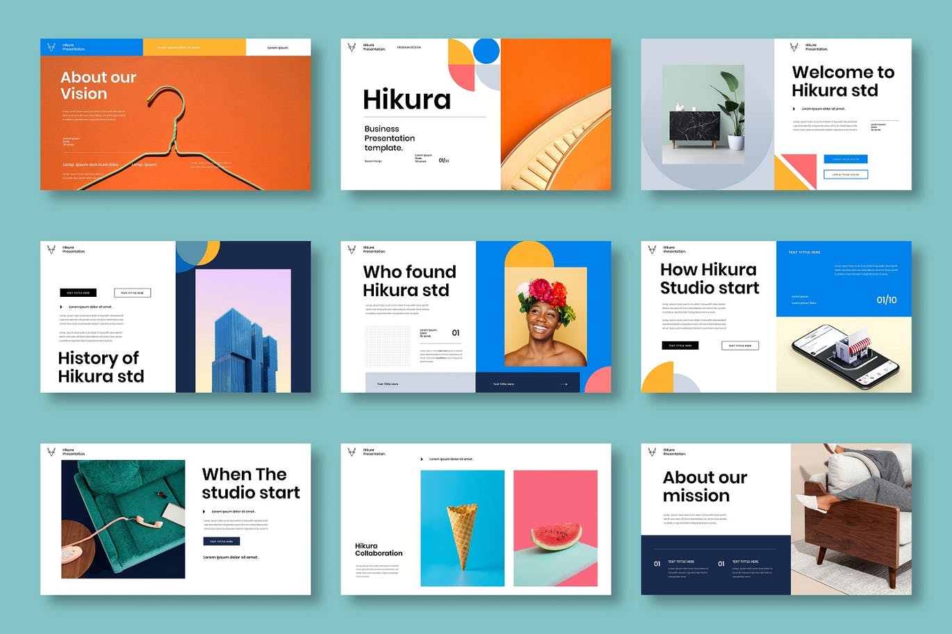 清新简约时尚高端多用途的商业商务PPT演示模板（pptx）