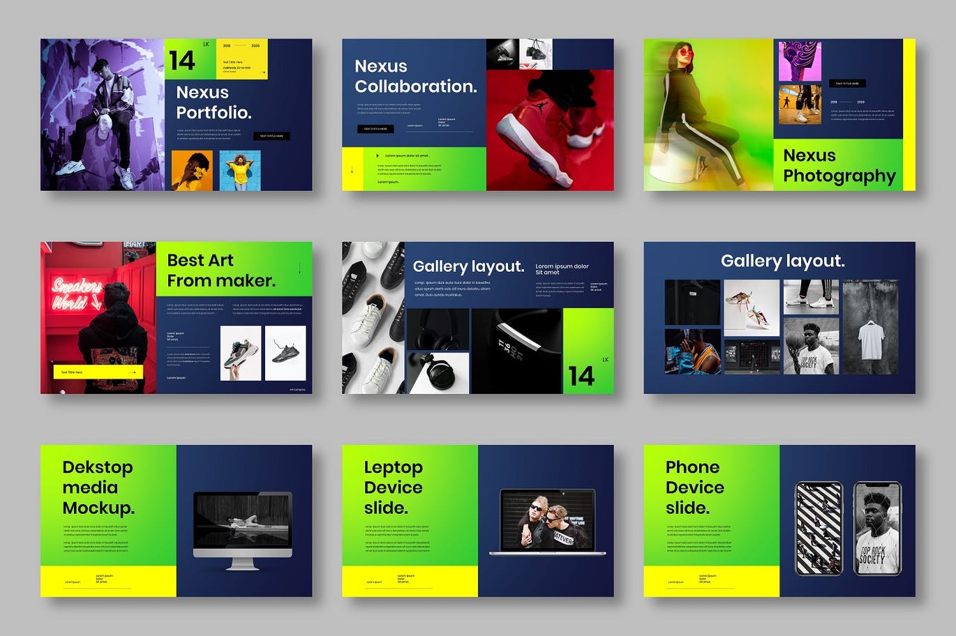 时尚高端专业的高品质商业商务PPT演示模板（pptx）