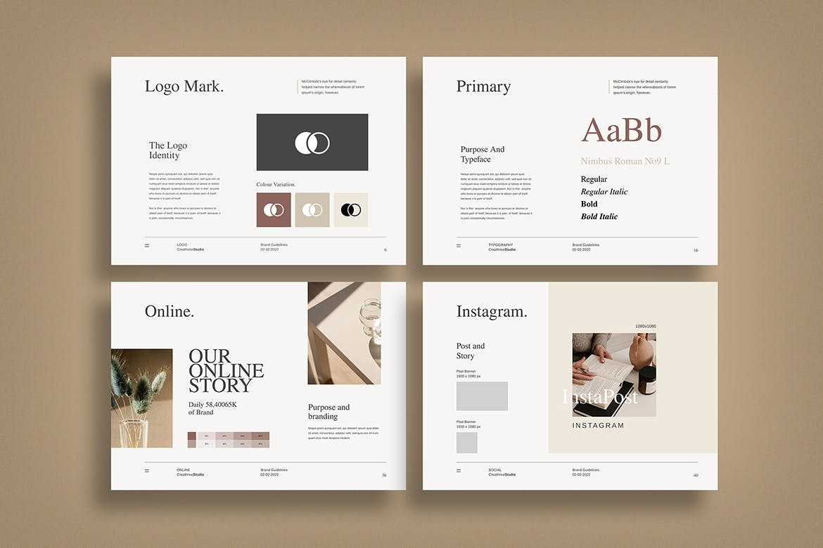 品牌指南PPT模版 (PPTX)