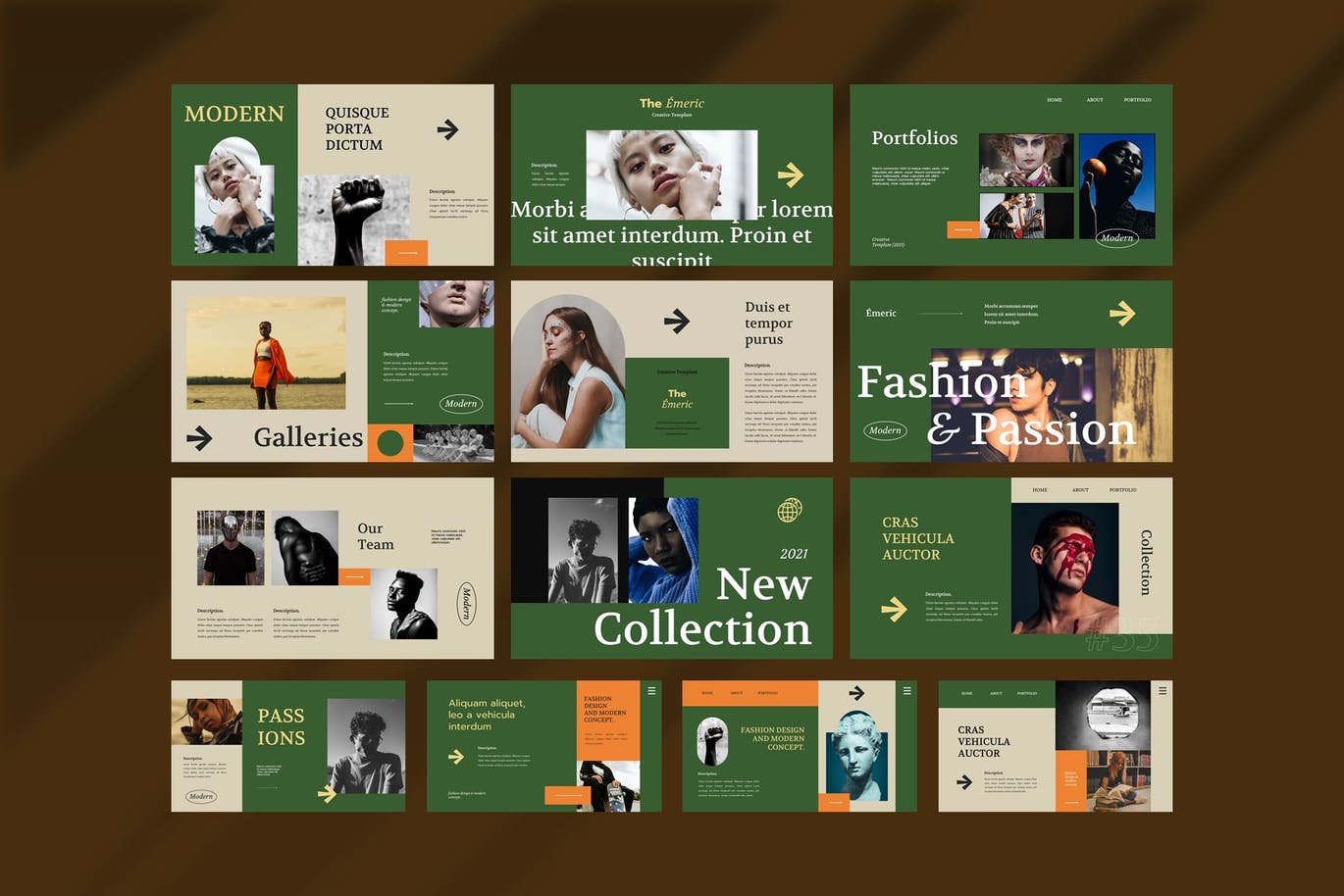 时尚高端优雅多用途高品质PPT模板（pptx）