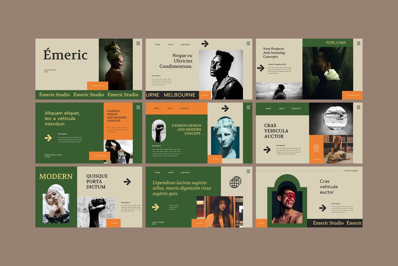 时尚高端优雅多用途高品质PPT模板（pptx）