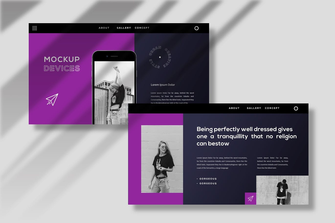 简约时尚高端多用途的PPT演示模板（pptx）