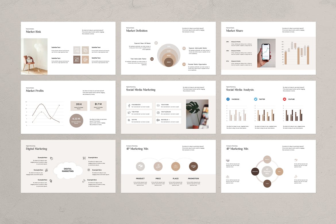 金色简约优雅商业计划书PPT模板（pptx）