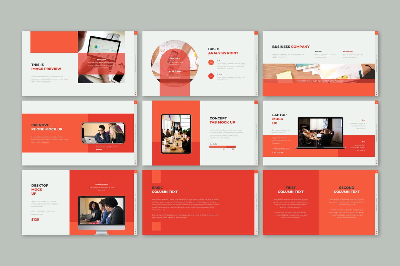 时尚简约优雅多用途商业商务PPT演示模板（pptx）