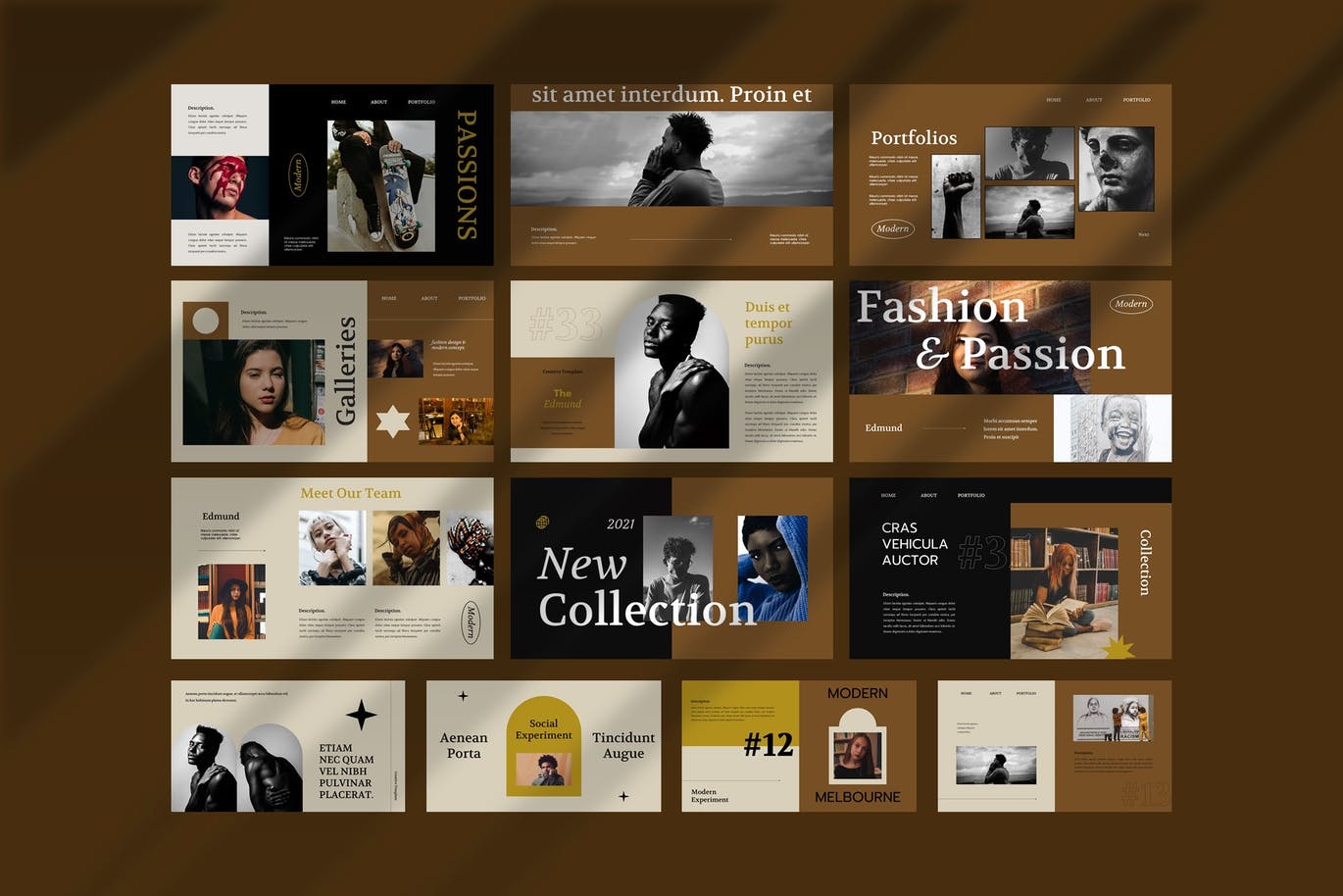 优雅高端简约多用途的PPT演示模板（pptx）