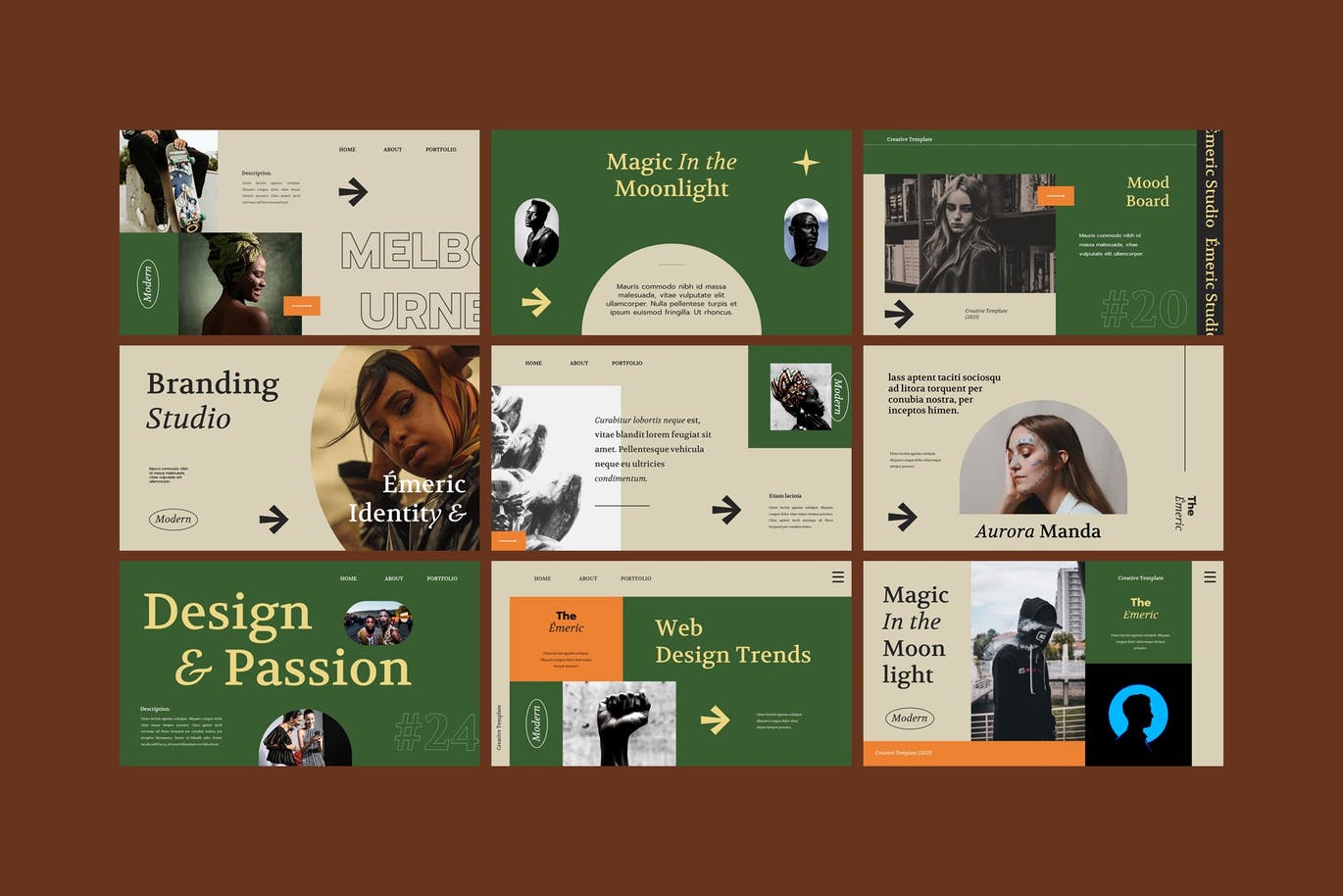 时尚高端优雅多用途高品质PPT模板（pptx）