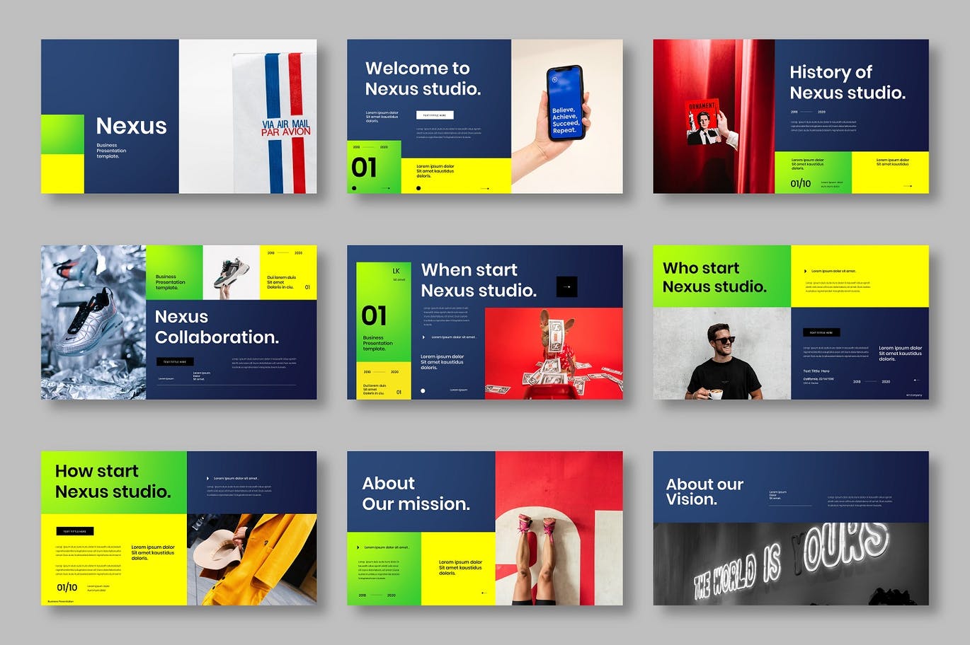 时尚高端专业的高品质商业商务PPT演示模板（pptx）