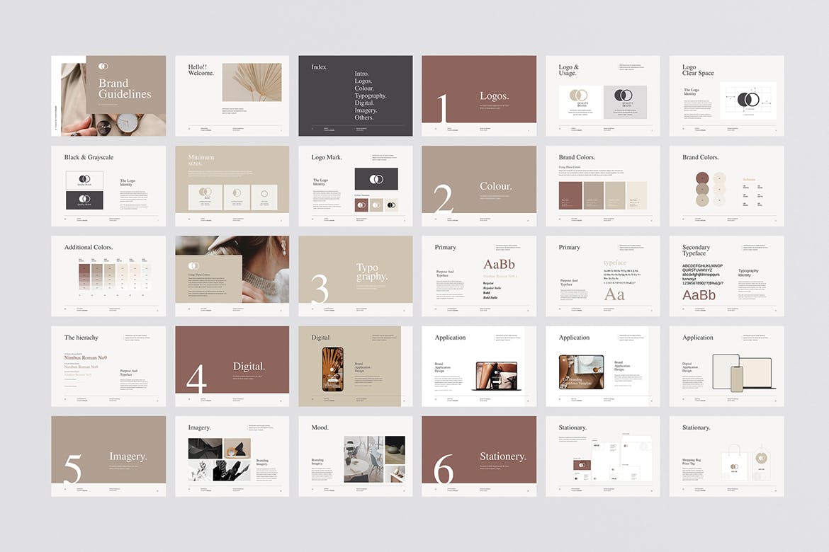 品牌指南PPT模版 (PPTX)