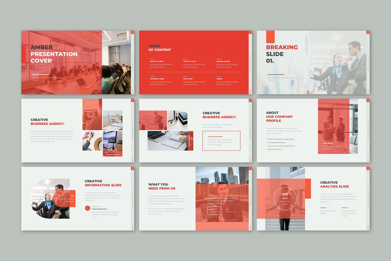 时尚简约优雅多用途商业商务PPT演示模板(pptx)