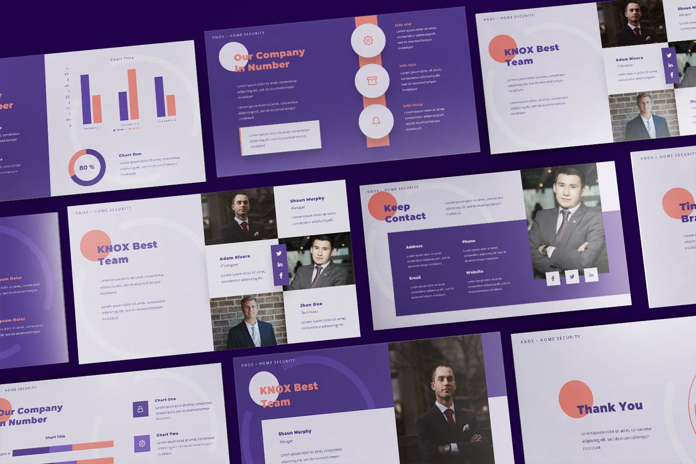 紫色高端家庭安全演示PPT模板（pptx）