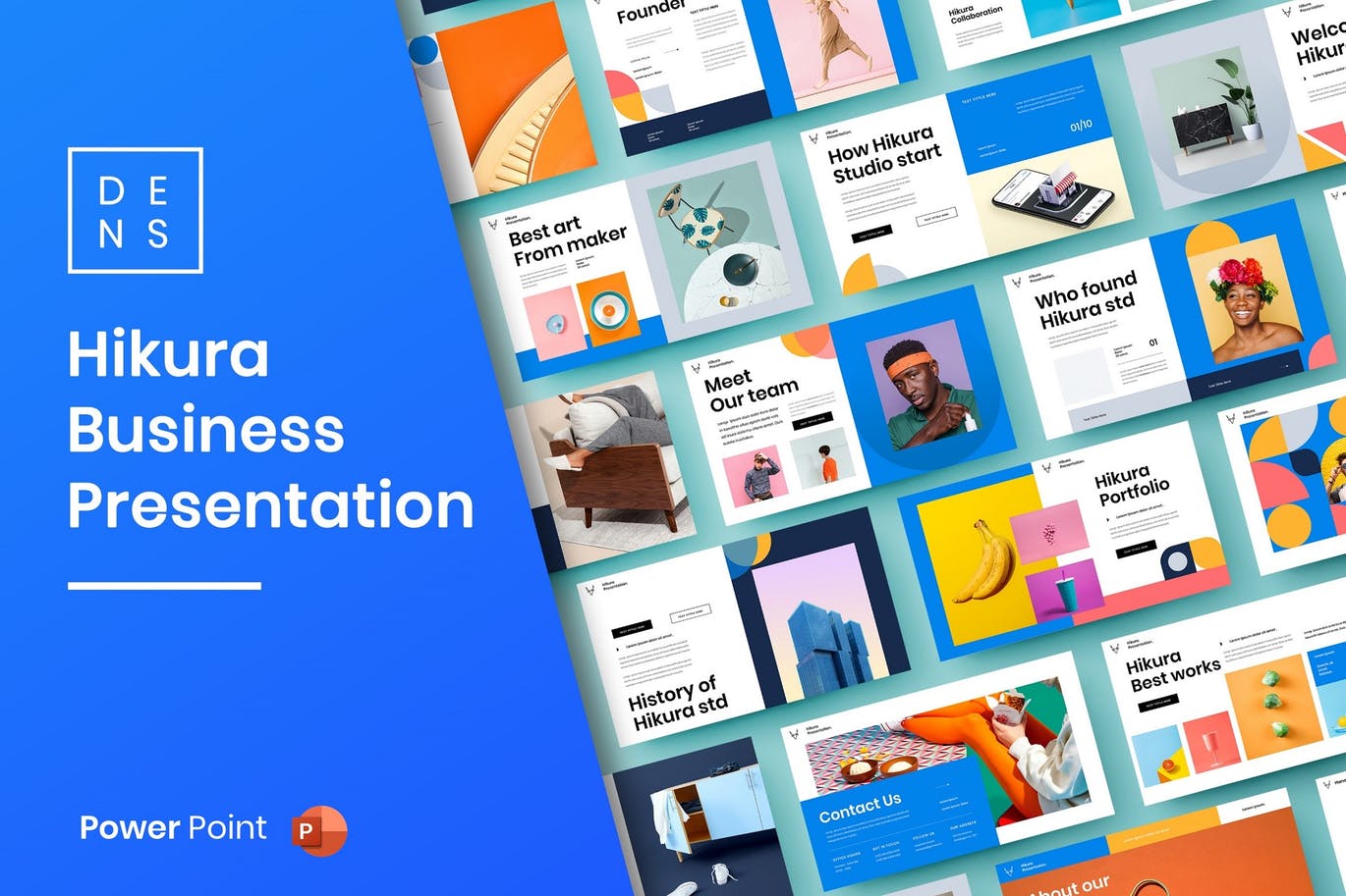 清新简约时尚高端多用途的商业商务PPT演示模板（pptx）