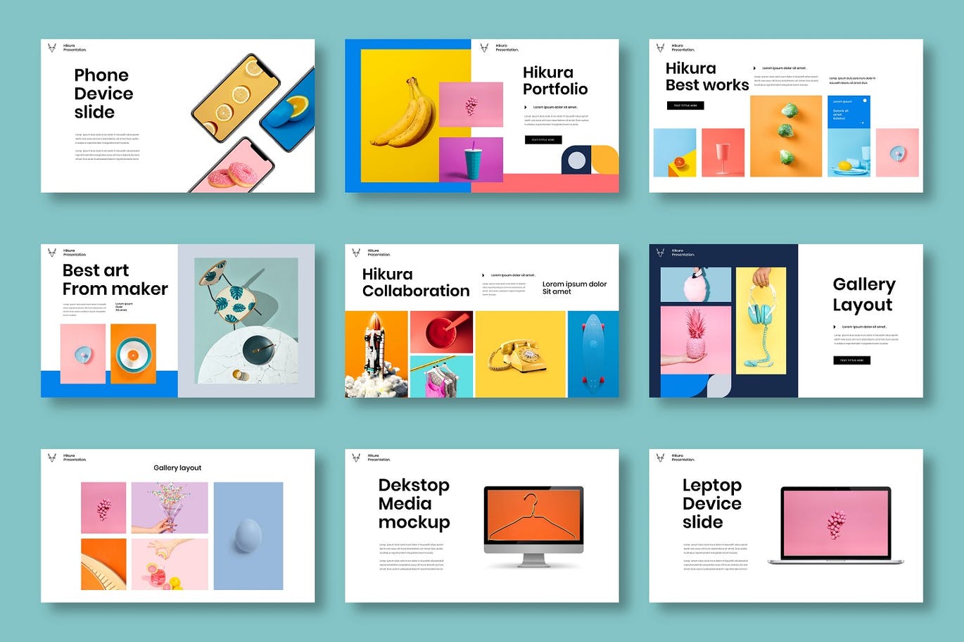 清新简约时尚高端多用途的商业商务PPT演示模板（pptx）