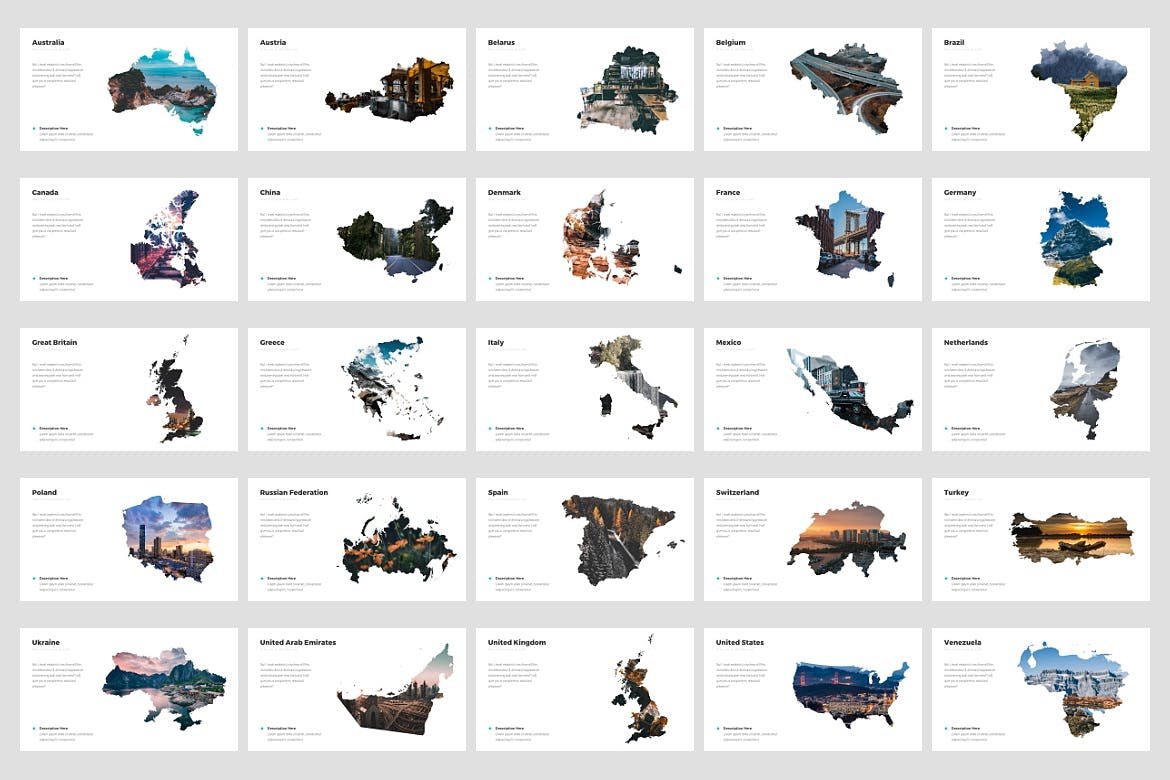 商务极简主义信息图表 (PPTX)