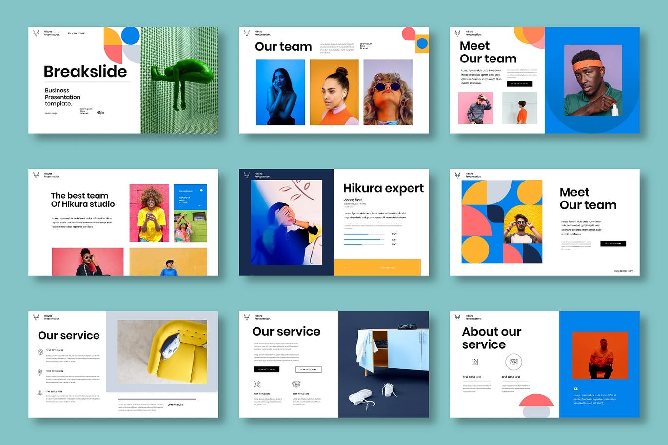 清新简约时尚高端多用途的商业商务PPT演示模板（pptx）