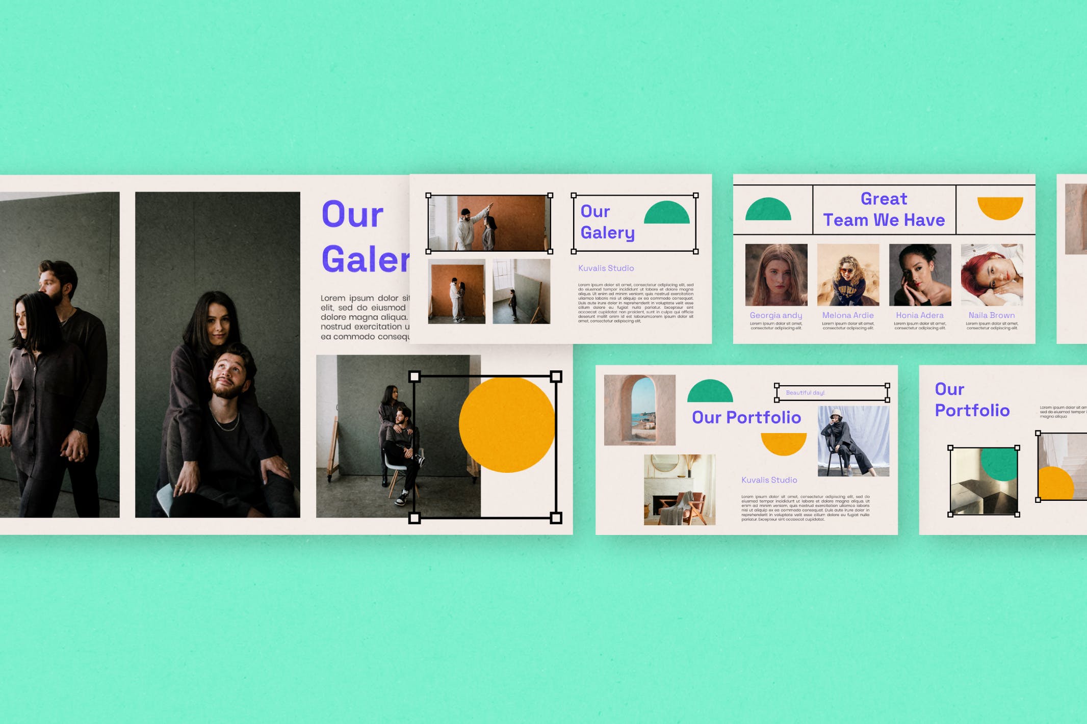 多彩有趣精美PPT模板 (PPTX,PPT)