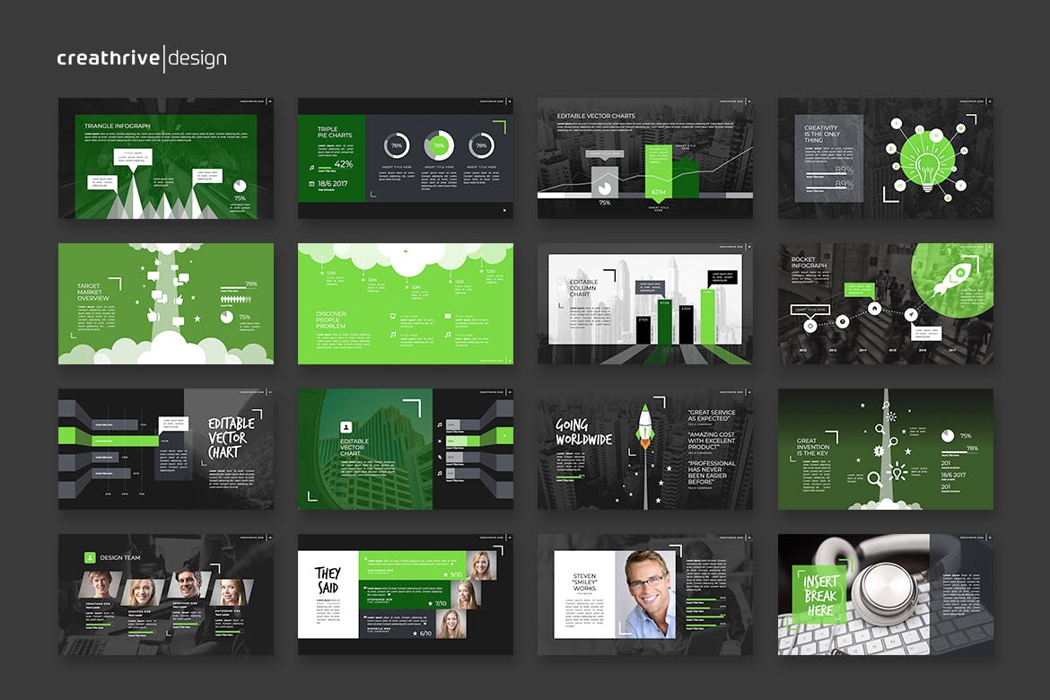 酷炫的PPT模板下载 (PPTX,PDF)
