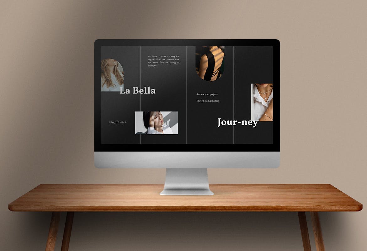 美容服务行业PPT模板 (PPT,PPTX)