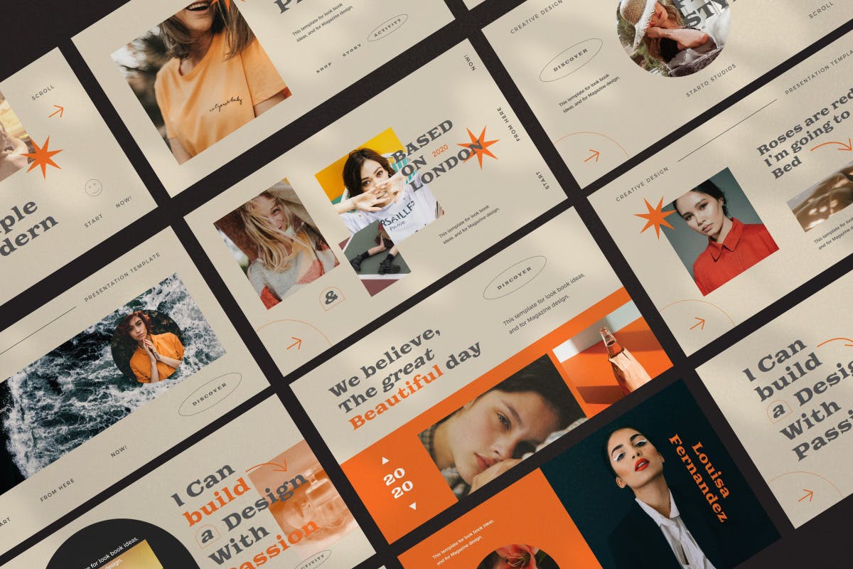 精美复古创意PPT模板（PPTX）