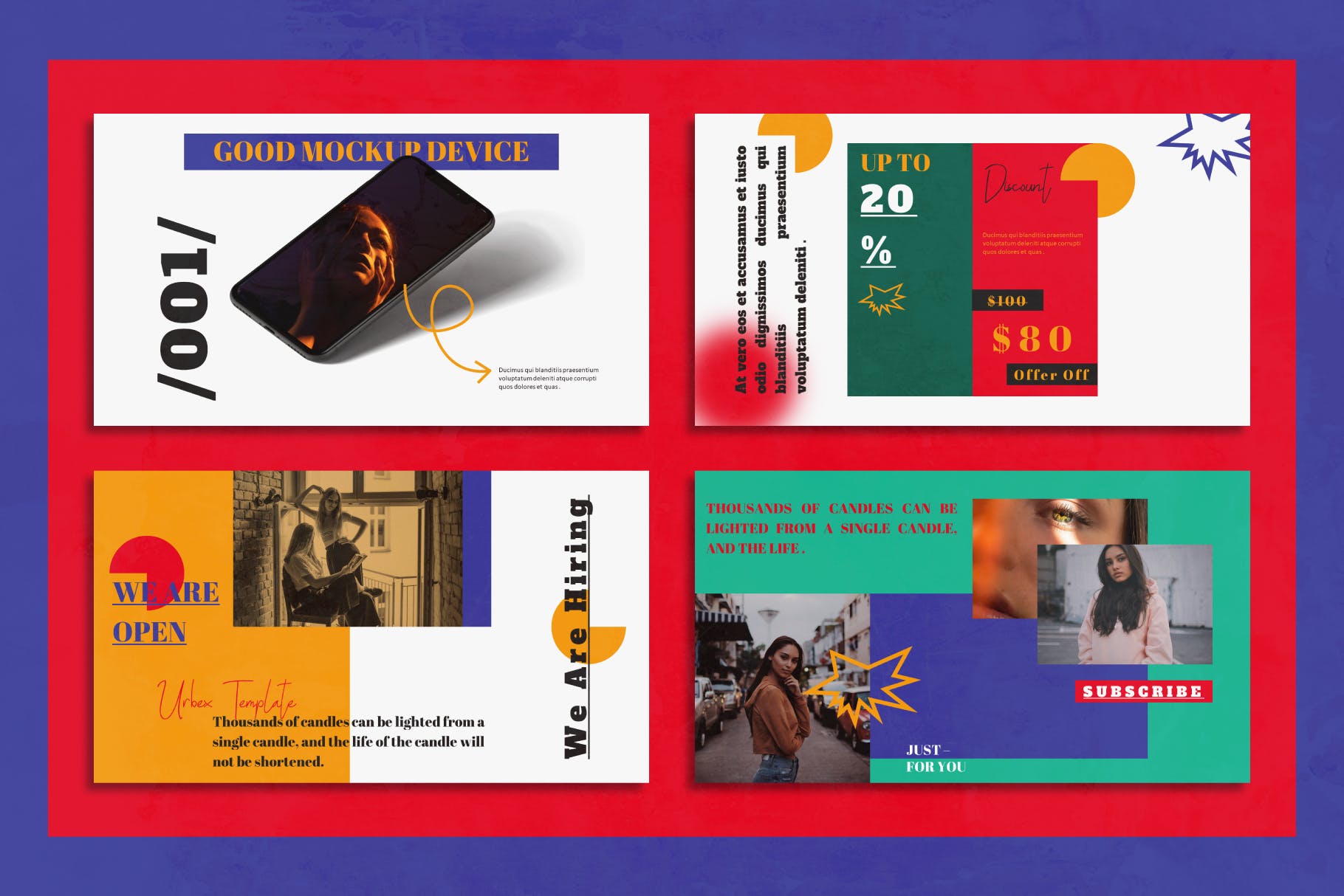 时尚彩色PPT模板下载（PPT,PPTX）