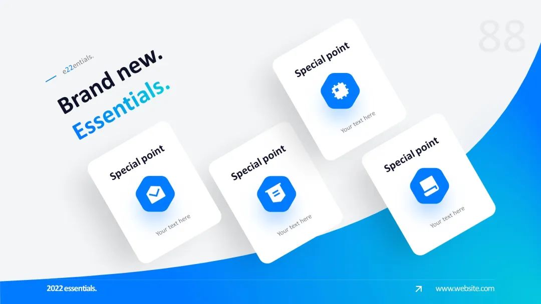 437页蓝色高级动态PPT版式大全！配有动画，一键换色！