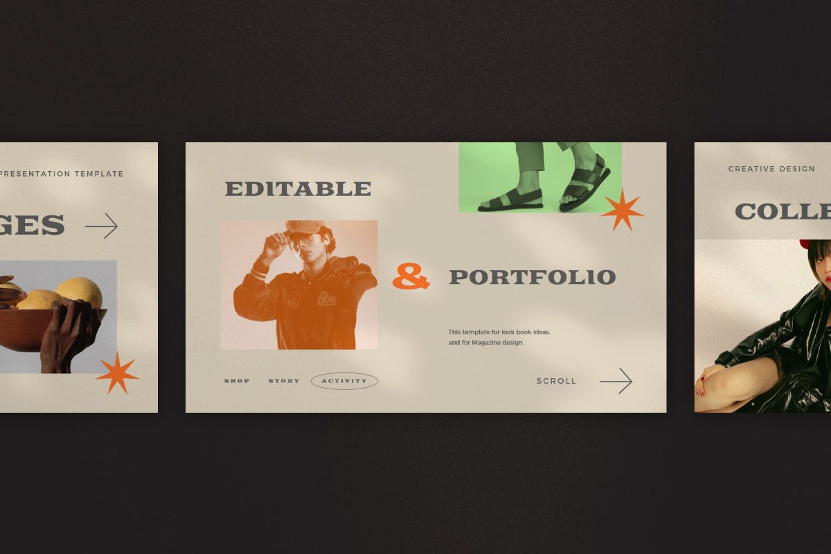 精美复古创意PPT模板（PPTX）