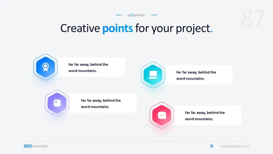 437页蓝色高级动态PPT版式大全！配有动画，一键换色！