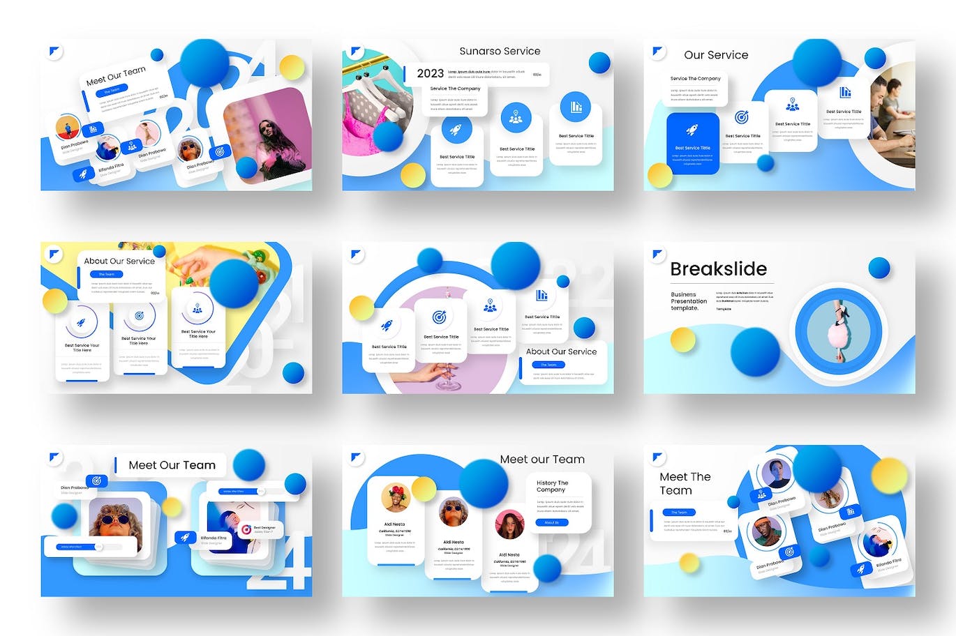 商业计划PPT模版 (PPTX)