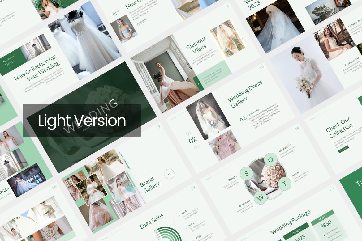 婚礼派对活动 PPT模版 (PPTX)