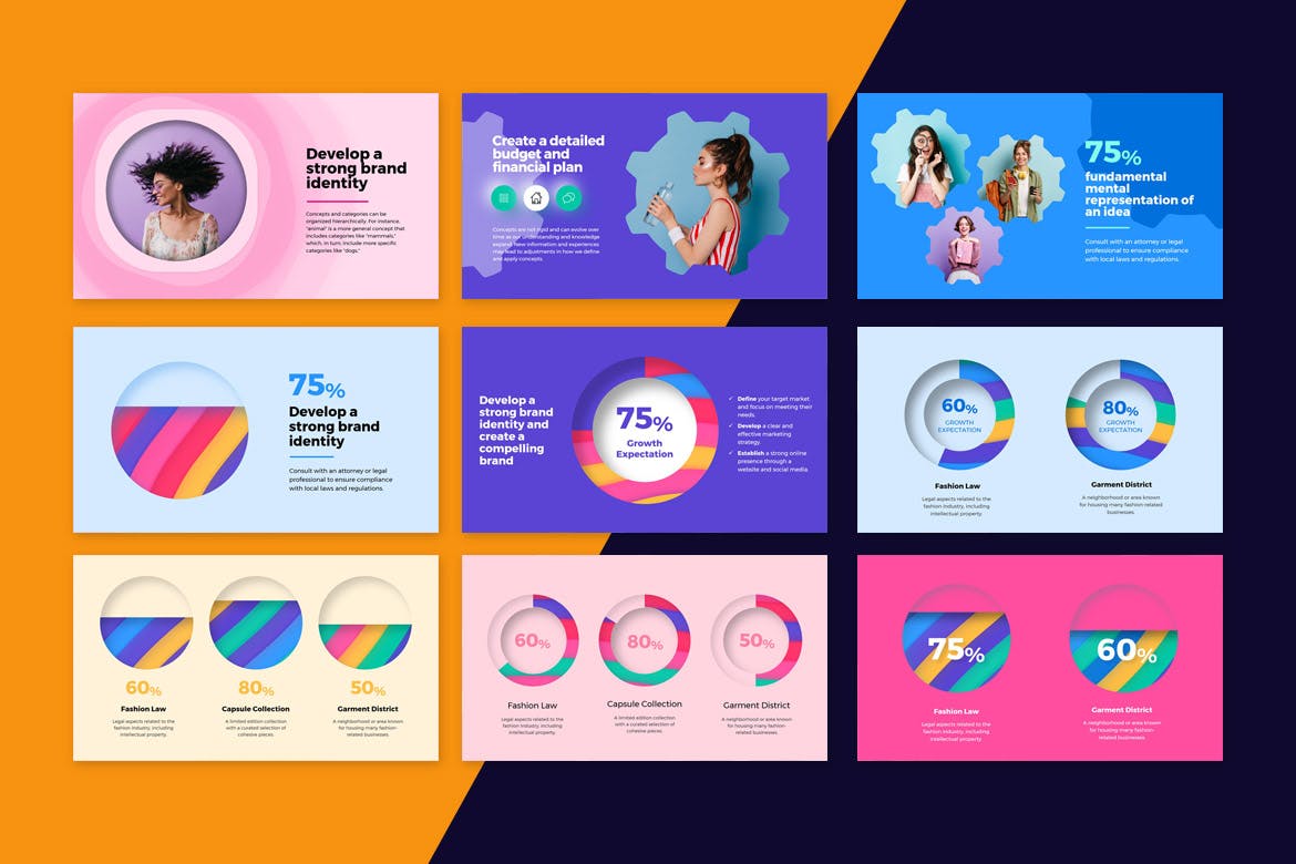 梅兰拜简报PPT模版 (PPTX)