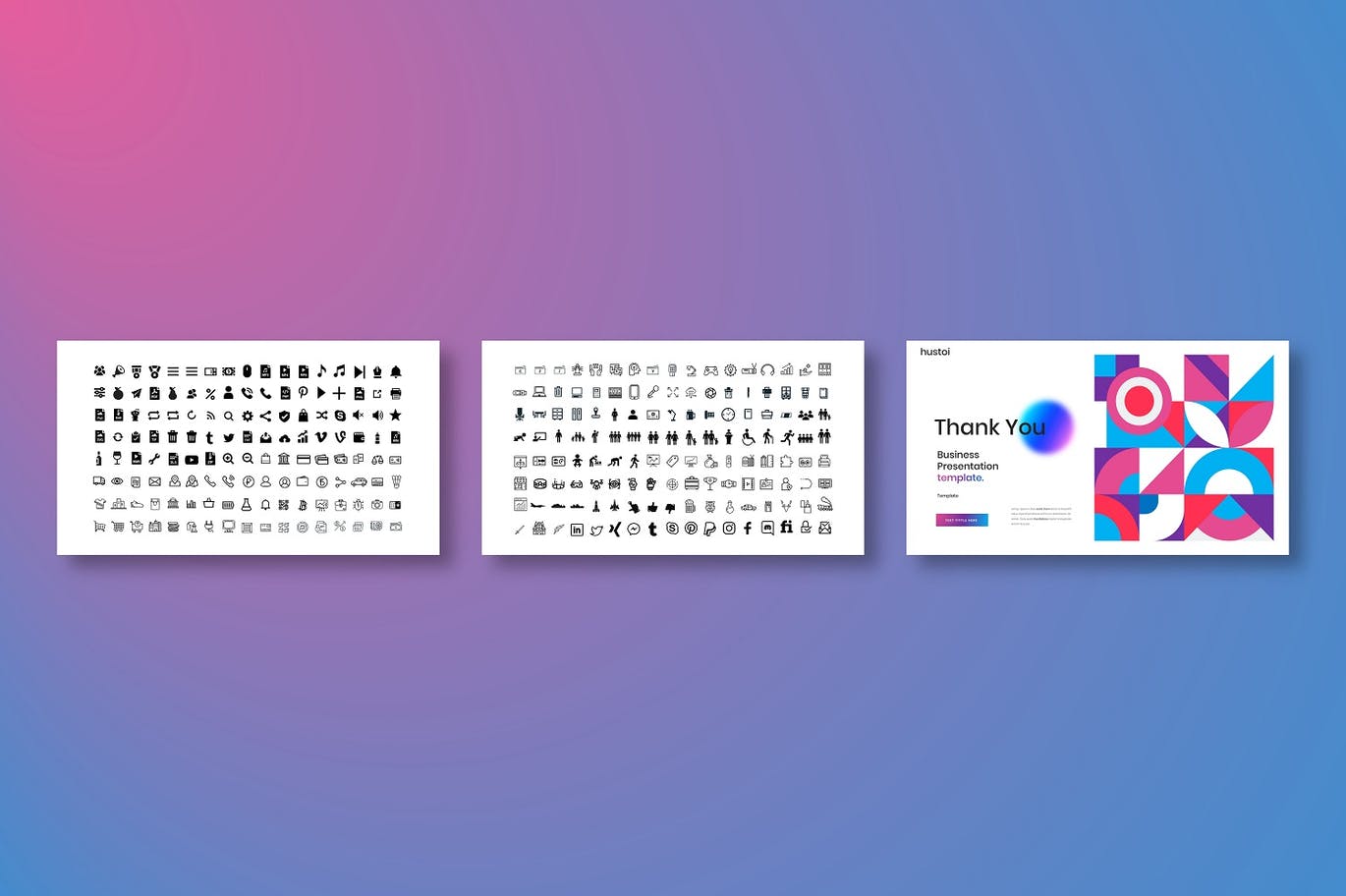 时尚高端多用途的商业商务PPT模板（PPTX）