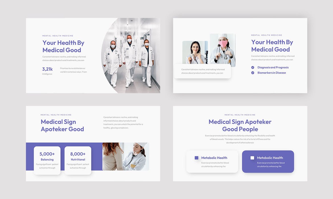 检查健康医疗PPT模板 (PPTX)