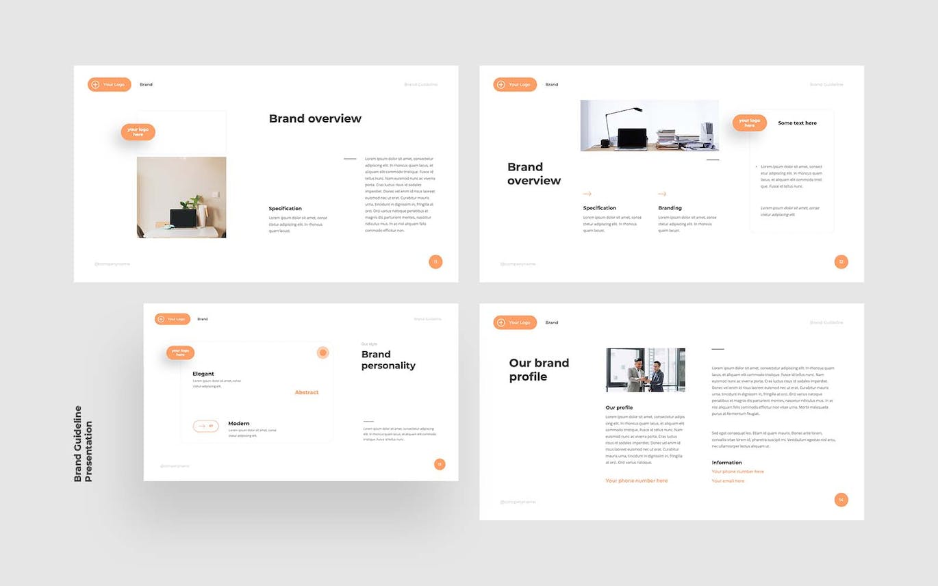品牌指南 PPT模版 (PPTX)