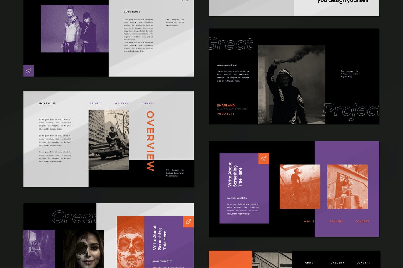 高端时尚优雅多用途powerpoint幻灯片演示模板（pptx）