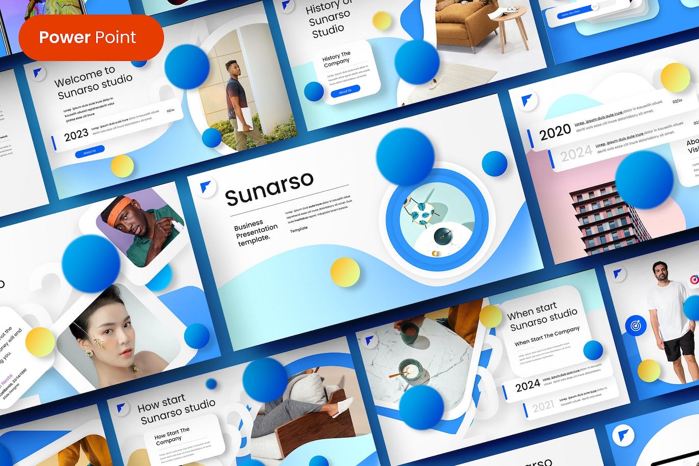 商业计划PPT模版 (PPTX)