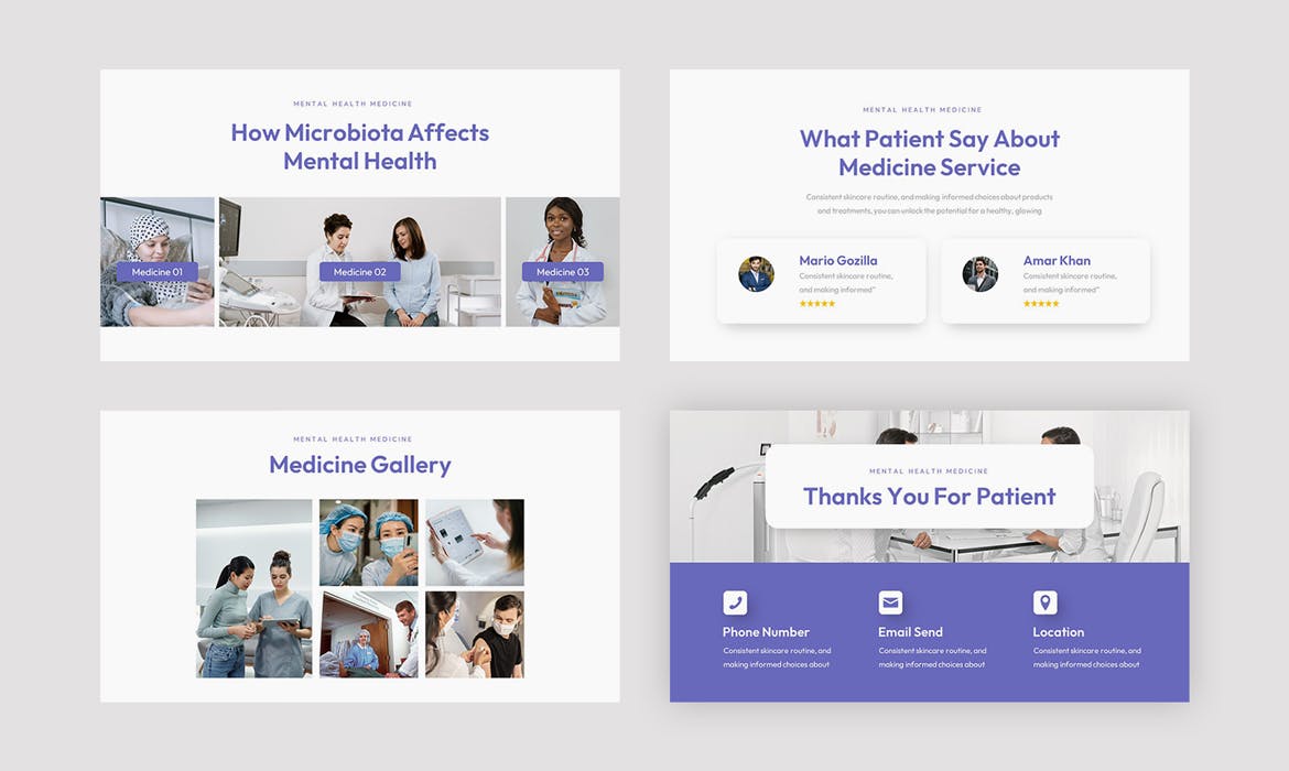 检查健康医疗PPT模板 (PPTX)