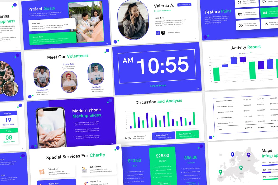 慈善机构 PPT模版 (PPTX)