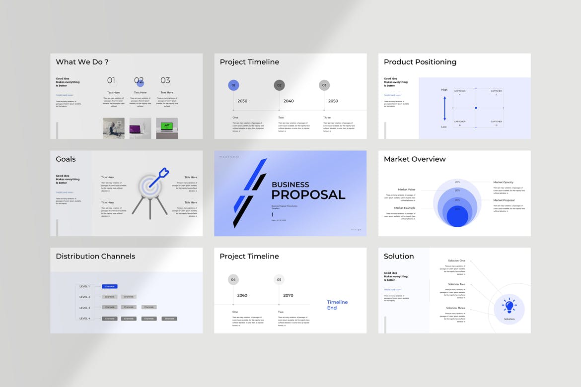商业提案演示模板PPT模版 (PPTX)